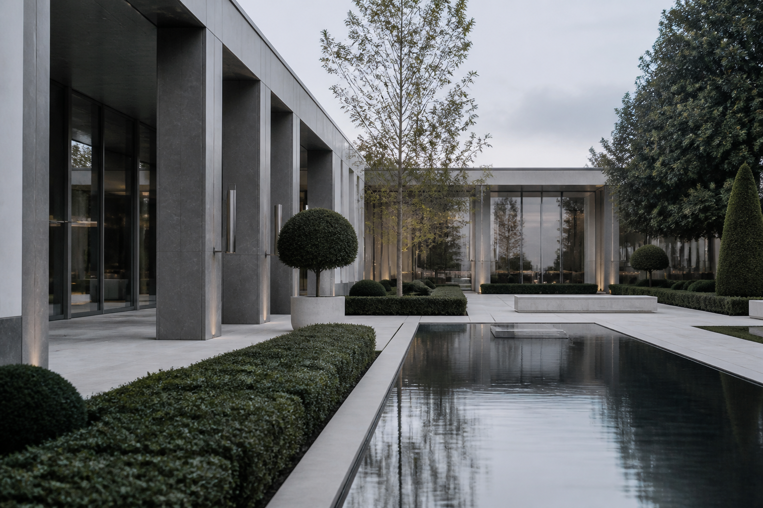 Quiet wellbeing pavilion and garden
